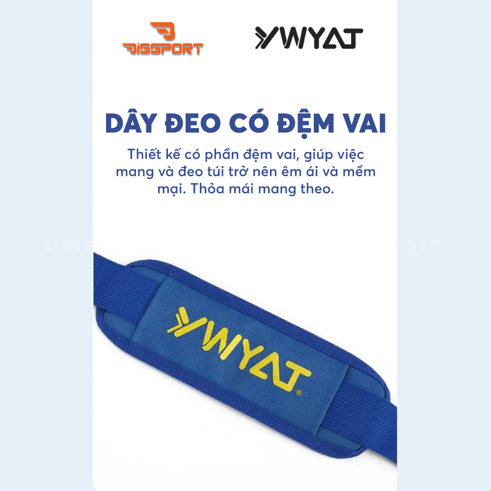 Túi Cầu Lông YWYAT 300D Chính Hãng - Đen - 2 Chính 2 Ngăn Phụ - Ngăn Để Giày - Chắc Chắn - Tiện Lợi - Dung Tích Chứa Lớn